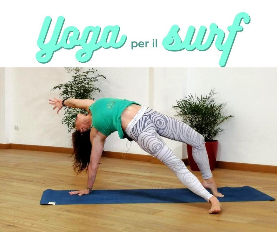 Posizioni yoga per surfisti