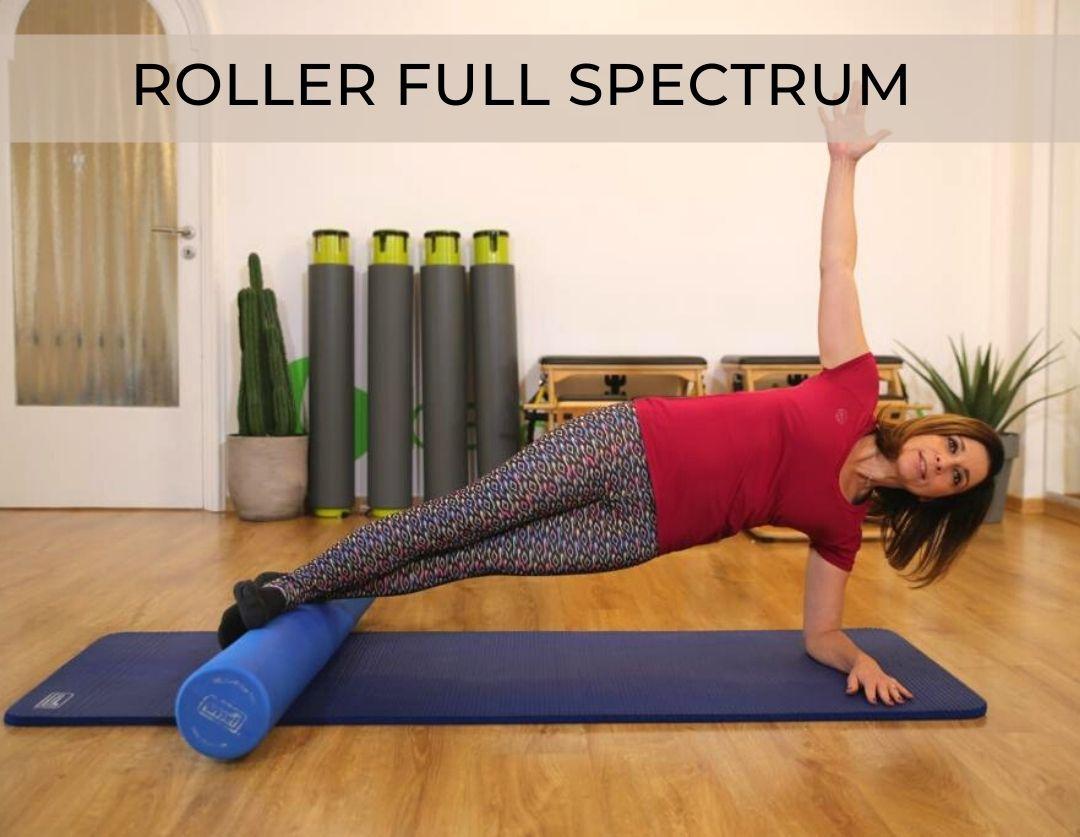 Pilates con il foam roller per schiena, spalle e braccia